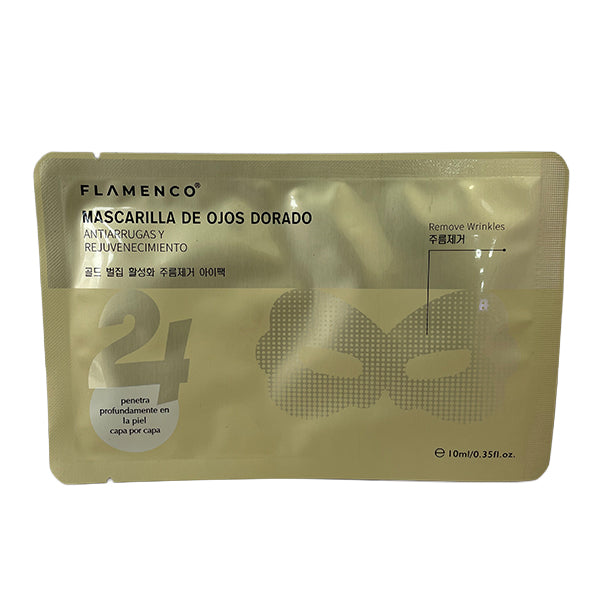 Mascarilla De Ojeras Doradas