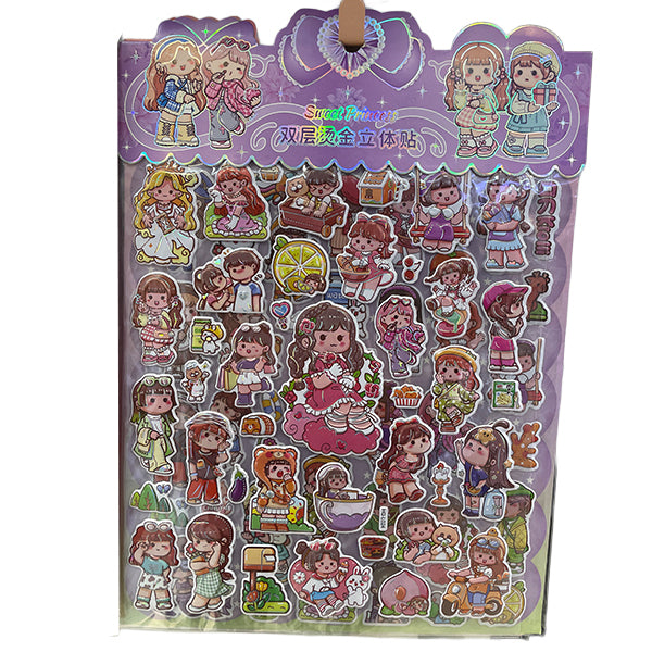 Stickers 3D Con Relieve