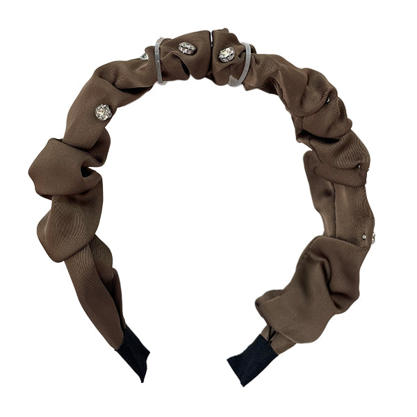 Cintillo Rugoso Con Perlas