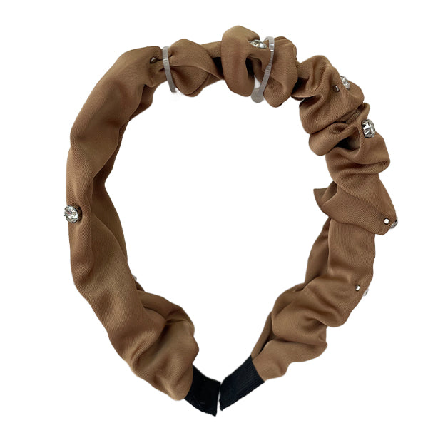 Cintillo Rugoso Con Perlas