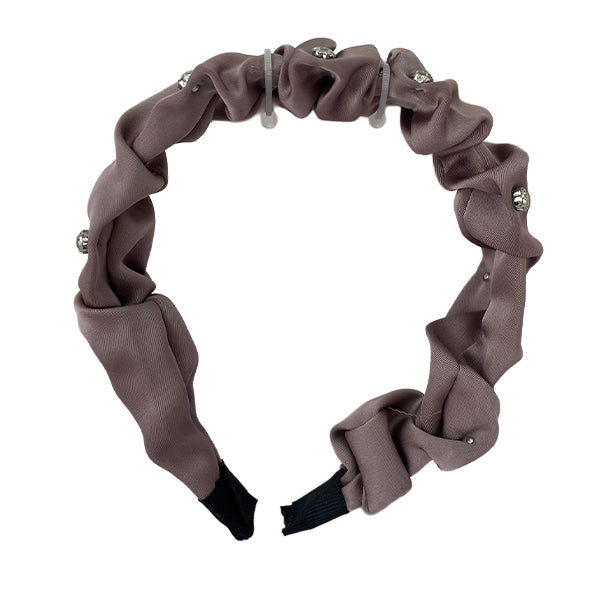 Cintillo Rugoso Con Perlas