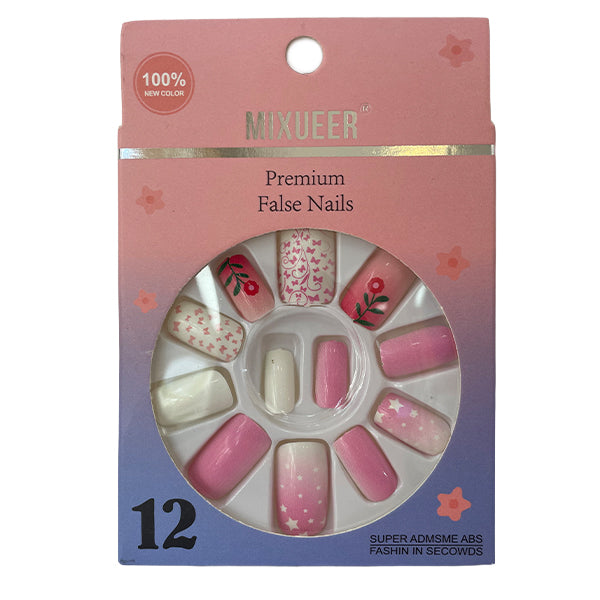 Uñas Postizas Pegamento en Sticker