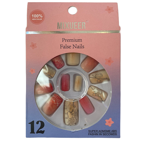 Uñas Postizas Pegamento en Sticker