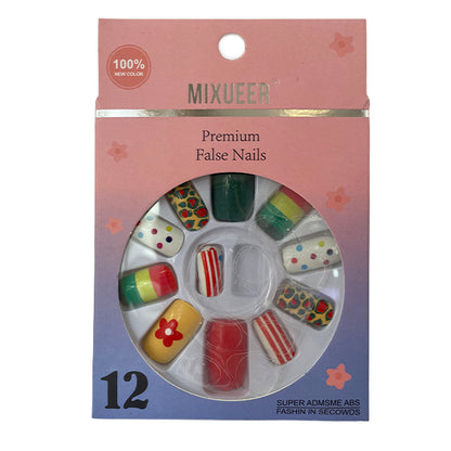 Uñas Postizas Pegamento en Sticker