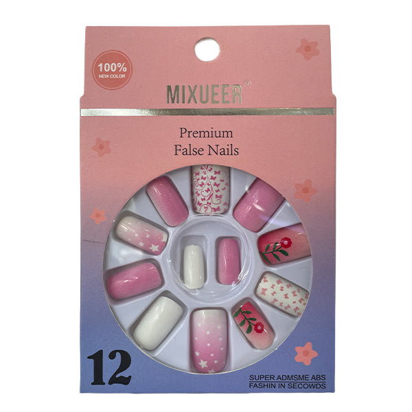 Uñas Postizas Pegamento en Sticker