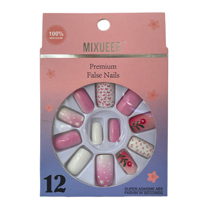 Uñas Postizas Pegamento en Sticker