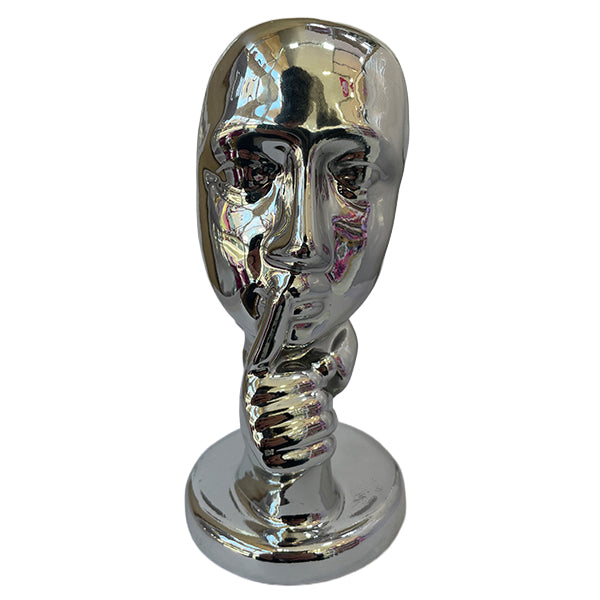 Máscara De Teatro Plateado