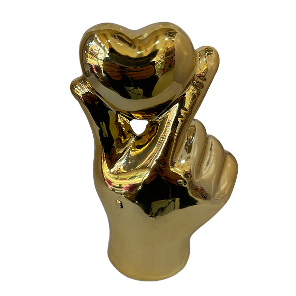 Adorno De Corazón Dorado