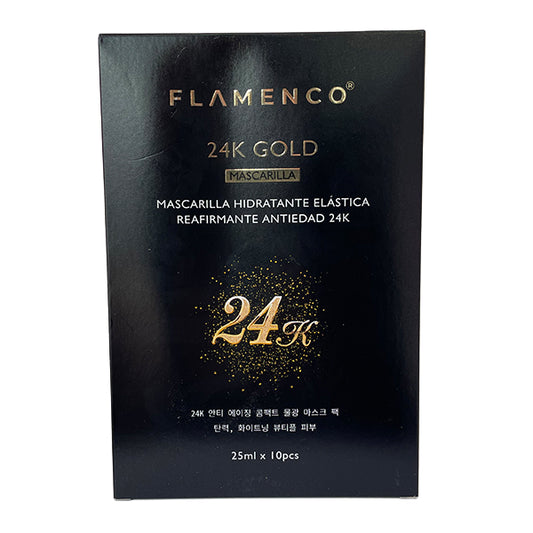 Mascarilla Hidratante Elastica Reafirmante Antiedad 24k