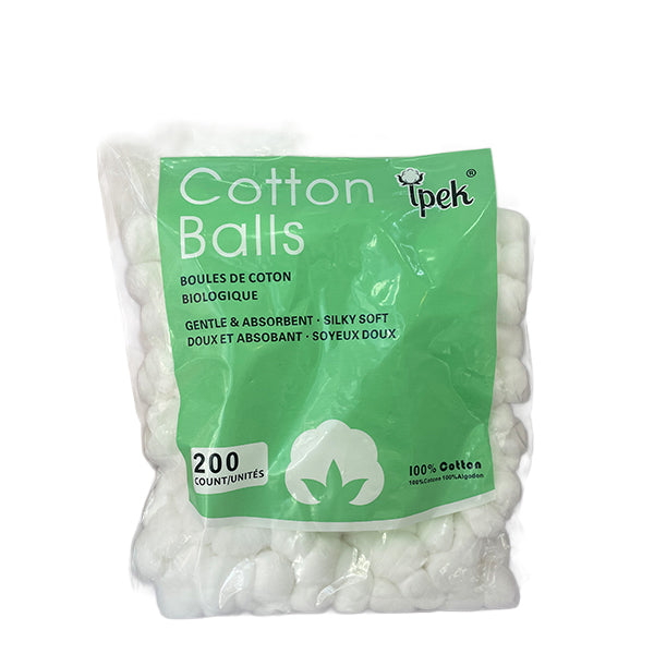 Bolitas de algodon facial