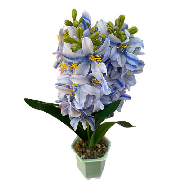 Jacinto Artificial con Maceta