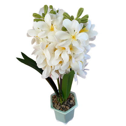 Jacinto Artificial con Maceta