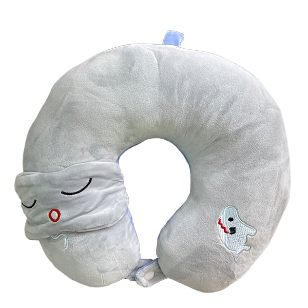 Almohada De Viaje + Mascara De Ojos