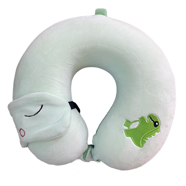 Almohada De Viaje + Mascara De Ojos