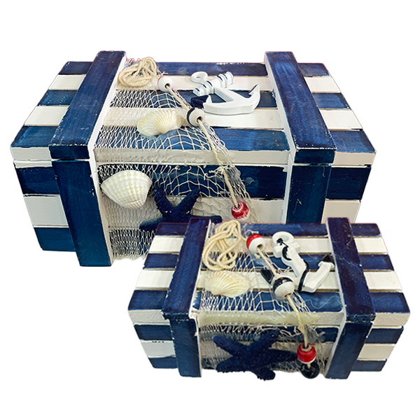 Joyero Marino de 2 Cajas