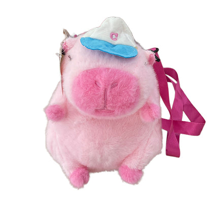 Mochila Capibara Con Gorra