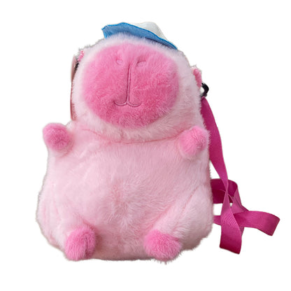 Mochila Capibara Con Gorra
