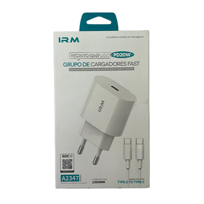 Cargador Rápido Fast Charger Con Cable Type-C a Type-C