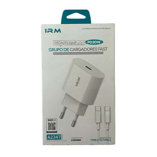 Cargador Rápido Fast Charger Con Cable Type-C a Type-C