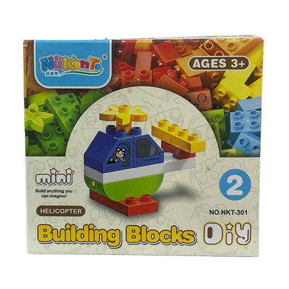 Mini Bloques de Construcción – Helicóptero DIY