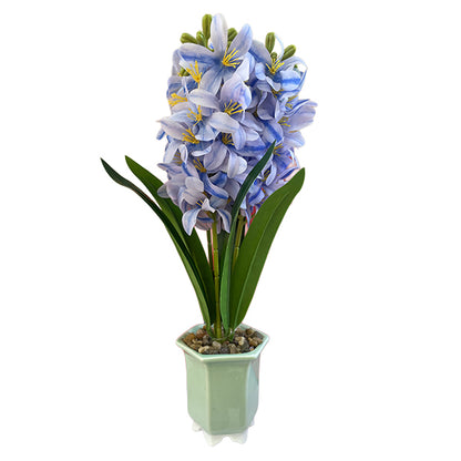 Jacinto Artificial con Maceta