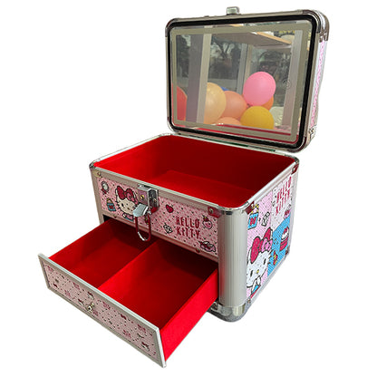 Cosmetiquero Organizador Hello Kitty Con Luz