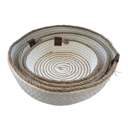 Set 3 Cestas De Almacenamiento Organizadoras