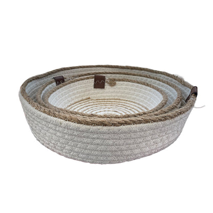 Set 3 Cestas De Almacenamiento Organizadoras