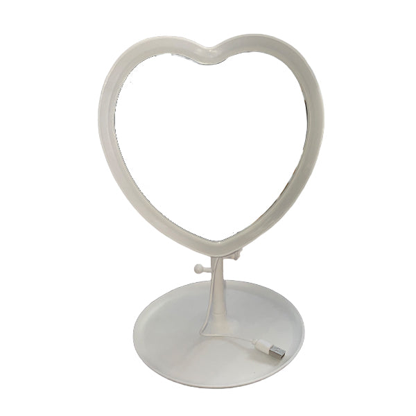 Espejo Corazón Con Luz LED