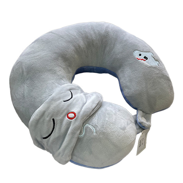 Almohada De Viaje + Mascara De Ojos