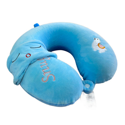 Almohada De Viaje + Mascara De Ojos