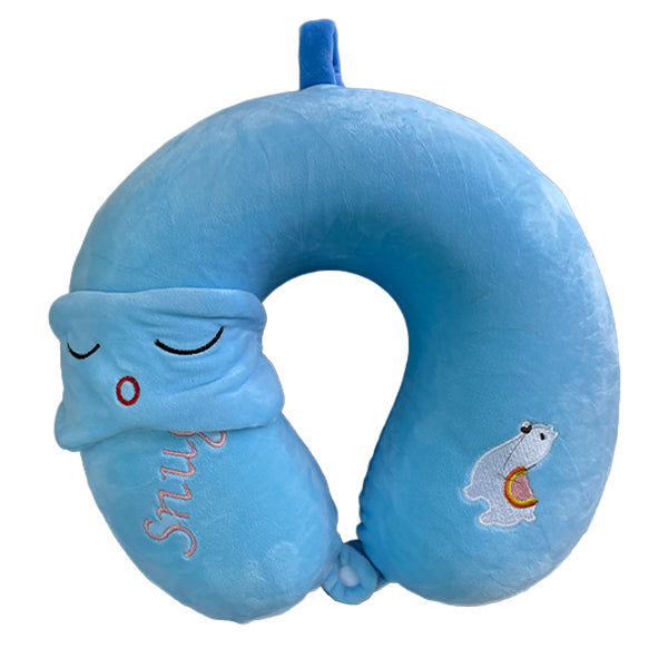 Almohada De Viaje + Mascara De Ojos