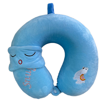 Almohada De Viaje + Mascara De Ojos